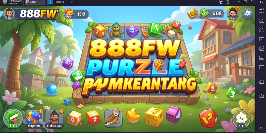 Tangkapan layar game 888FW menunjukkan gameplay puzzle yang menarik.
