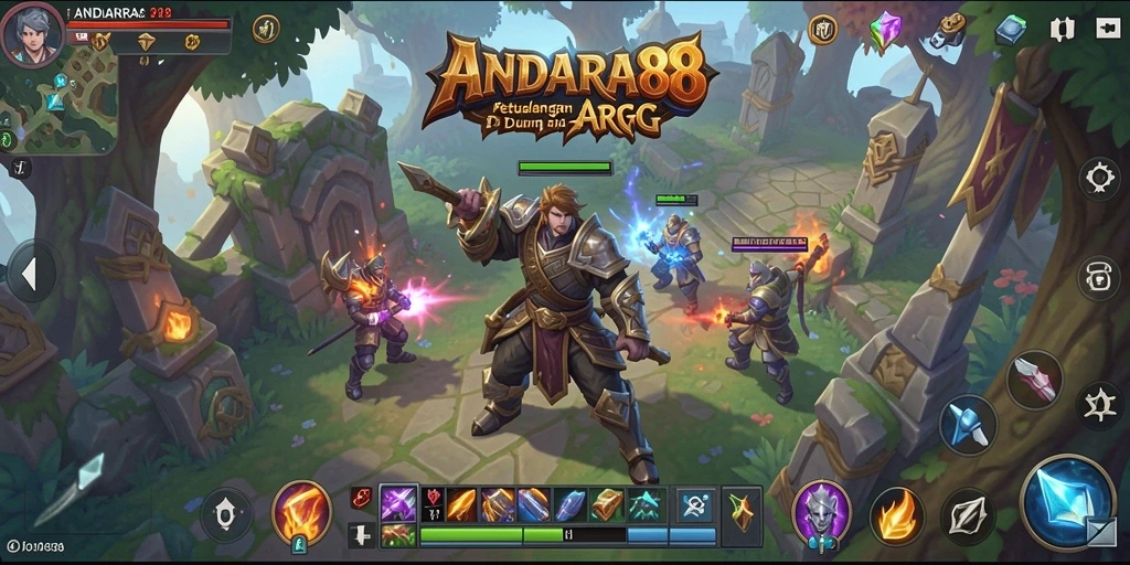 Tampilan menakjubkan dari gameplay ARPG ANDARA88.