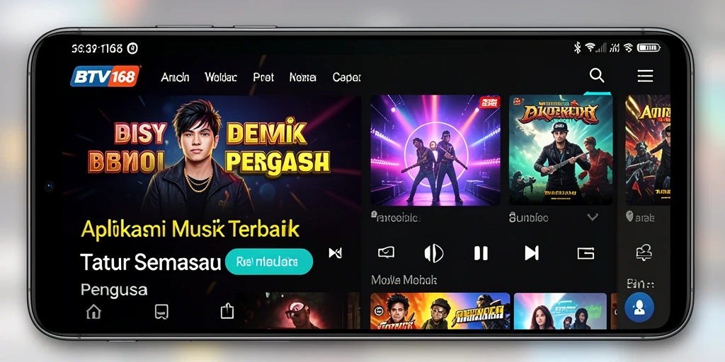 Tampilan menarik dari gameplay BTV168 yang menunjukkan berbagai lagu.