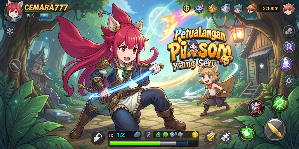 Tampilan gameplay CEMARA777 yang menarik dan dinamis.