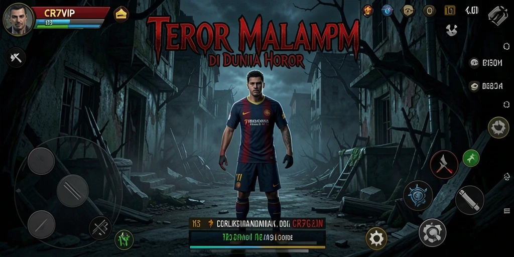Gameplay menegangkan di dunia kegelapan CR7VIP.