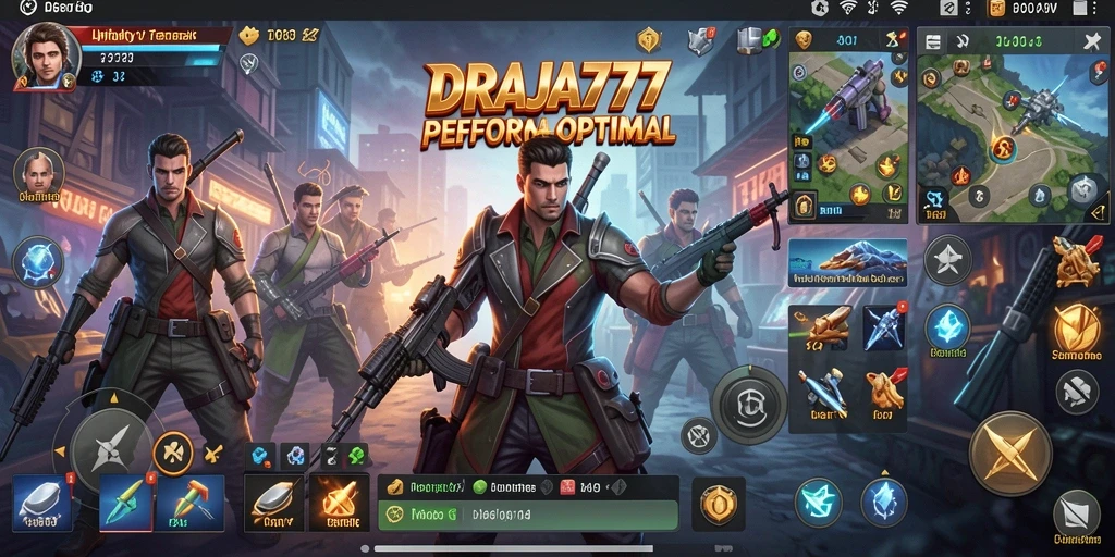 Tampilan antarmuka DRAJA777 yang user-friendly dan informatif
