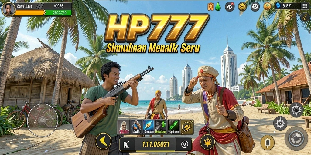 Tangkapan layar gameplay HP777 menunjukkan suasana permainan Simulation yang mendebarkan.