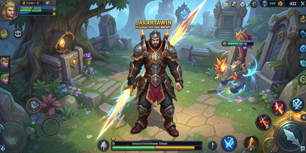 Tampilan gameplay seru di dunia fantasi JAKARTAWIN.