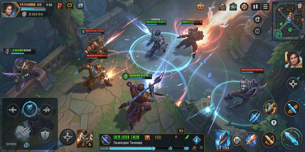 Tampilan gameplay menarik dengan aksi pertempuran yang mendebarkan.