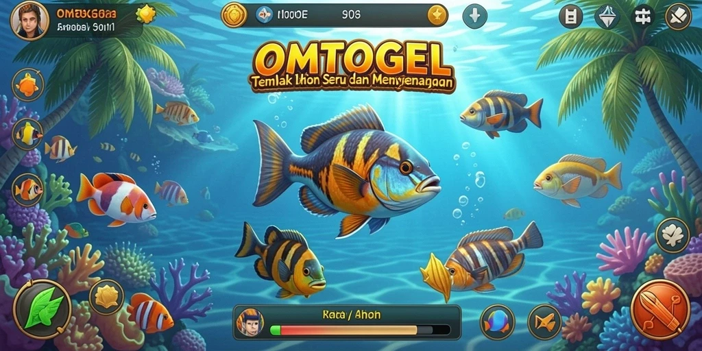 Tampilan gameplay Tembak Ikan di OMTOGEL yang mengasyikkan.