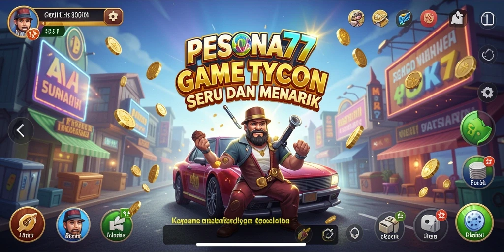 Tampilan gameplay Tycoon dalam PESONA77 yang memikat.