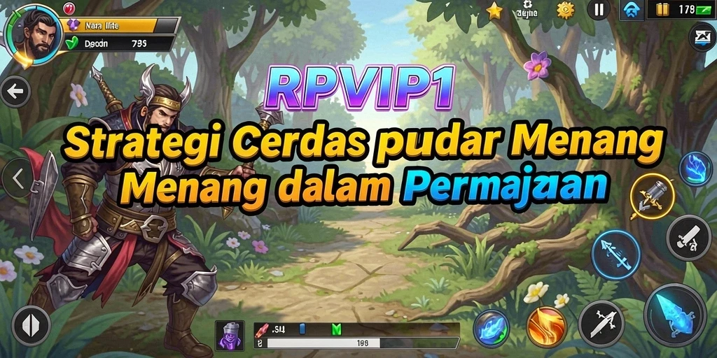 Tampilan menarik dari gameplay strategi seru di RPVIP1.