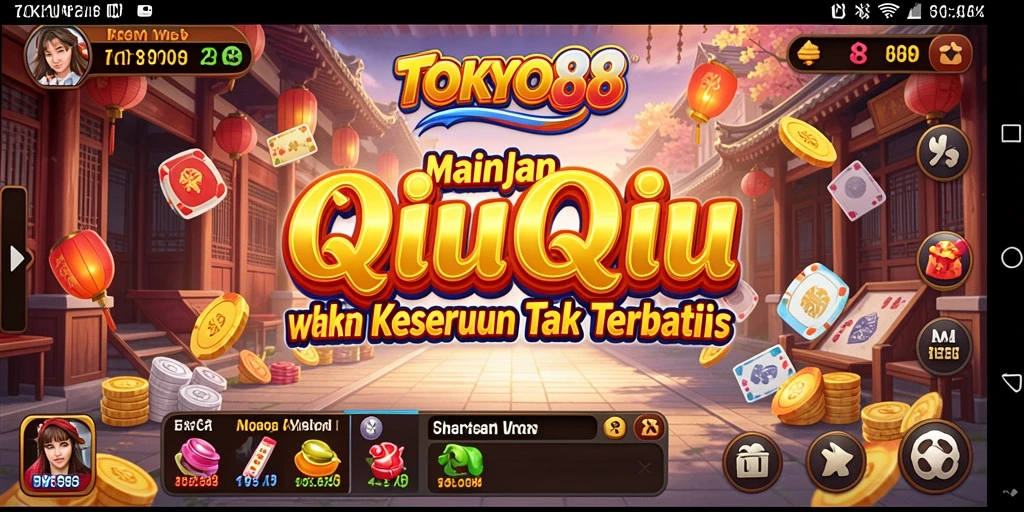Gameplay QiuQiu yang seru dan menegangkan di TOKYO88.